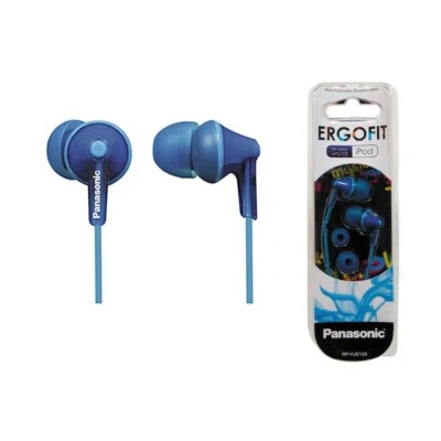 £7.75 • Buy Panasonic RP-HJE125E-A In Ear Headphones - Blue