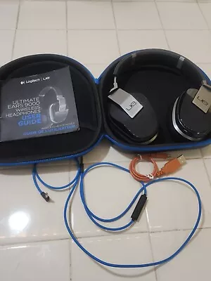 Logitech UE Ultimate Ears 9000 Wireless Headphones; Black/Blue UE9000 • $119.95