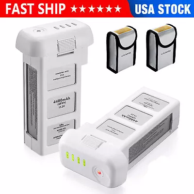 2Pack 15.2V 4480mAh For DJI Phantom 3 Pro Advanced Standard Intelligent Battery • $131.99