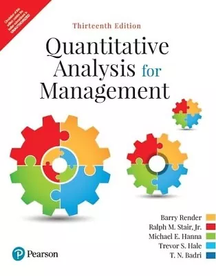 New:Quantitative Analysis For Management  By Render 13th INTL ED • $36.21