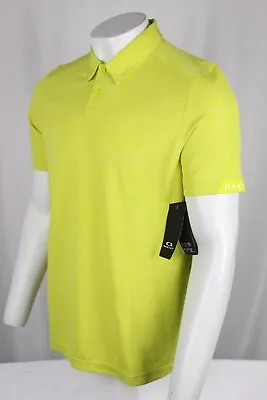 Oakley Men's Aero Ellipse Polo 2.0 Short Sleeve Sulphur Green • $23.79