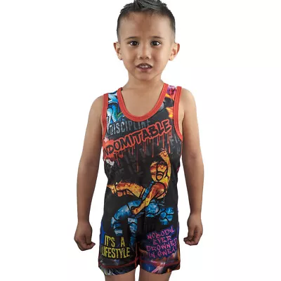 INDOMITABLE -Wrestling Singlet Folkstyle Freestyle Powerlifting- Adult & Youth • $52.99