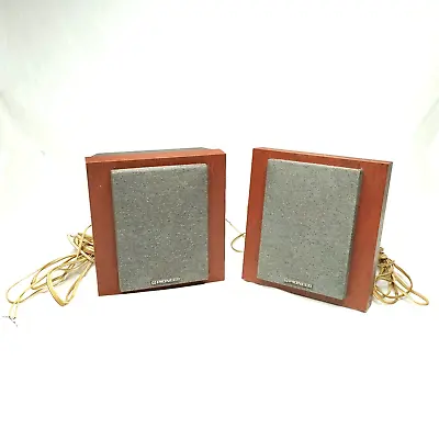 £24.95 • Buy Pioneer Vintage Wall Mount Speakers S-L7-A-LR  Din 30w/8ohms Pair