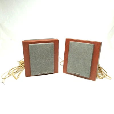 £24.95 • Buy Pioneer Vintage Wall Mount Speakers S-L7-A-LR  Din 30w/8ohms Pair