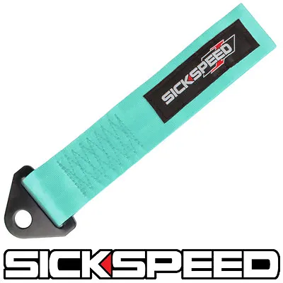 Mint Green High Strength Racing Tow Strap For Front/rear Bumper Hook For Car P13 • $12.65