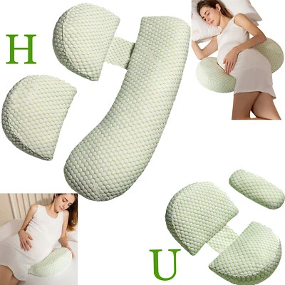 $27.69 • Buy Pregnancy Pillows For Sleeping U/H Shape Maternity Soft Pillow Body&Back Support