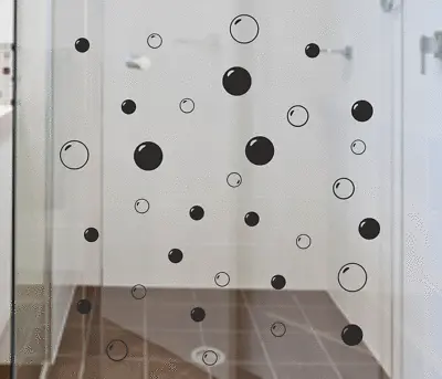 £2.99 • Buy 32x Value Bathroom Bubbles Wall Window Stickers Art Decor FREE P&P