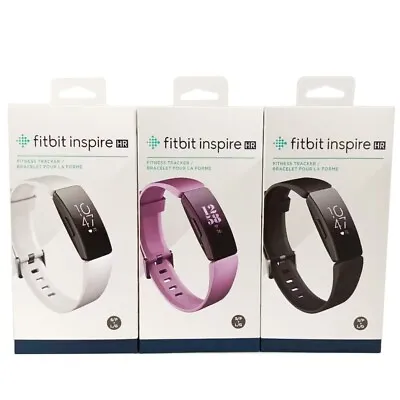 NEW Fitbit Inspire HR Activity Tracker & Heart Rate More Color Small+Large • $63.88