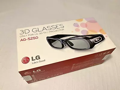 1x Pairs LG 3D Glasses Boxed AG-S250 For LG 3D TV's & Projectors • £9.59