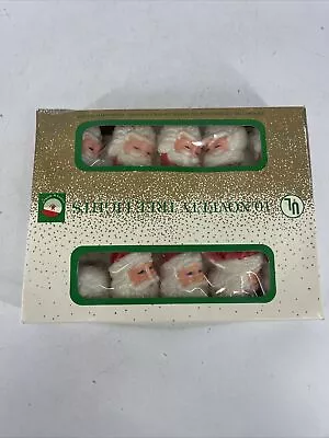 NEW IN BOX VINTAGE RARE Strange Unusual Santa Claus Head Christmas Lights • $17.45