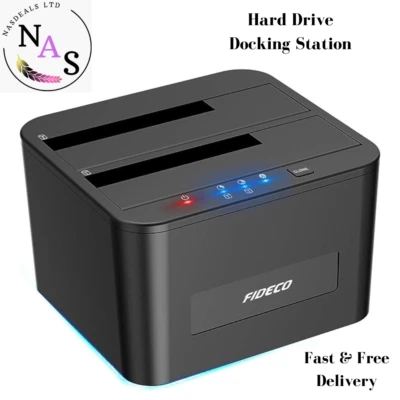 £29.39 • Buy FIDECO Hard Drive Docking Station - USB 3.0 SATA HDD Docking Station For 2.5 & 3
