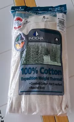 Indera Military Issue Expedition Weight Thermal Long Underwear 100% Cotton 4XL • $23.85