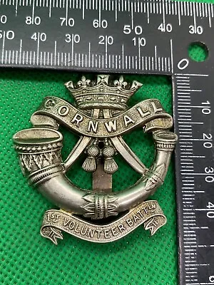 WW1 / WW2 British Army Duke Of Cornwall Light Inf. 1st Volunteers Btn Cap Badge • $31.81