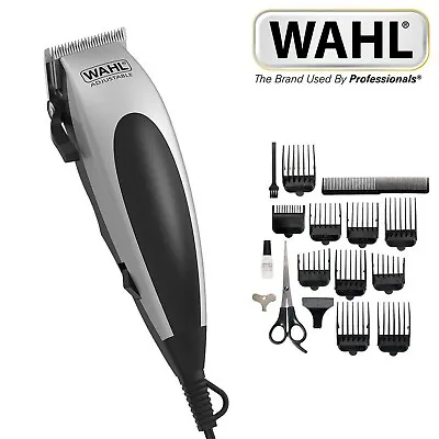 Wahl Mens Vogue Corded Hair Clipper Trimmer Grooming Set 0.8 - 25mm 79305-017 • £23.99