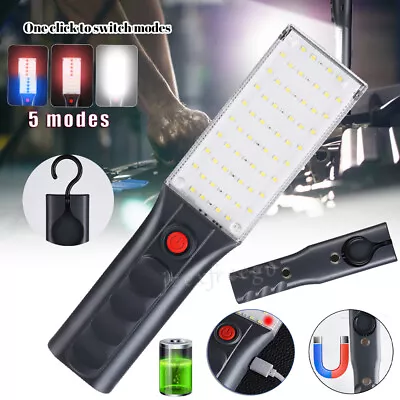 5Modes Rechargeable LED COB Work Light Mechanic Flashlight Lamp Magnetic W/ Hook • $11.99