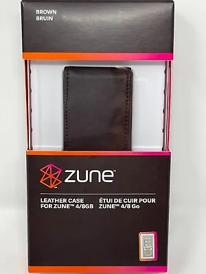 Microsoft Zune 4 & 8 GB MP3 Player Leather Case N4A-00001 X13-91391-03 Brown New • $19.99