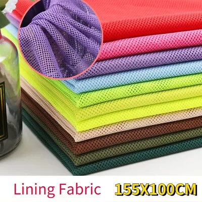 Mesh Fabric Lightweight Comfy Clothing Lining Mosquito Net DIY Dress Material • $15.06