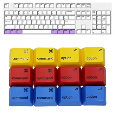 1Set PBT Dye Subbed Keycaps For MAC-Style Mechanical Keyboard 1.25U 1.25X Keycap • £6.19