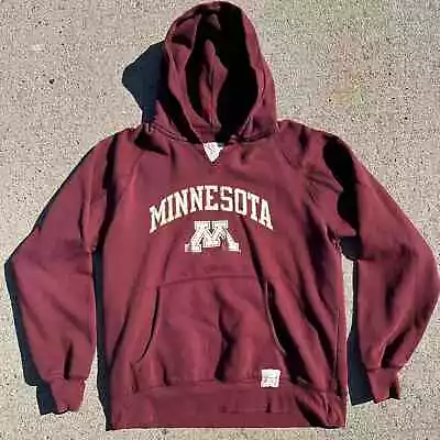 Vintage Champion Minnesota Gophers College Hoodie Long Sleeve Sweatshirt Large • $20