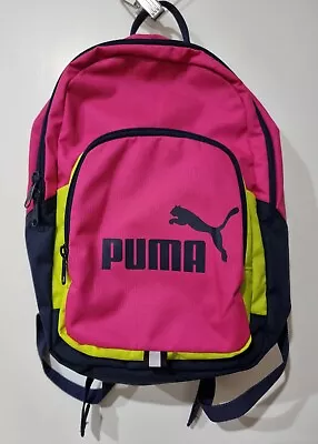 $29.99 • Buy PUMA Retro Style Mini Backpack | Neon Pink Green & Blue