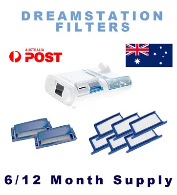 $5 • Buy PHILIPS DREAMSTATION FILTERS 6/12 Month Supply For CPAP, AutoSV, Bilevel AU