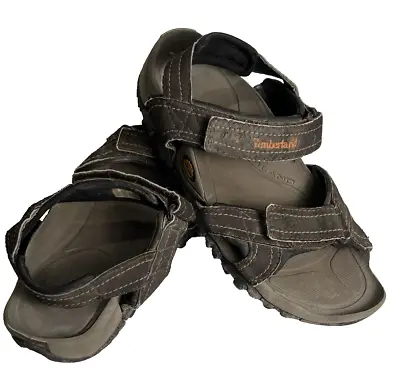 Timberland Men’s Summer Sandals Size 7  Brown & Gray -Z6 Lake Boat Mud • $6.98