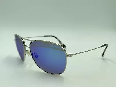 MAUI JIM CLIFF HOUSE Sunglasses MJ247-17 Silver /Blue Hawaii POLARIZED AUTHENTIC • $69