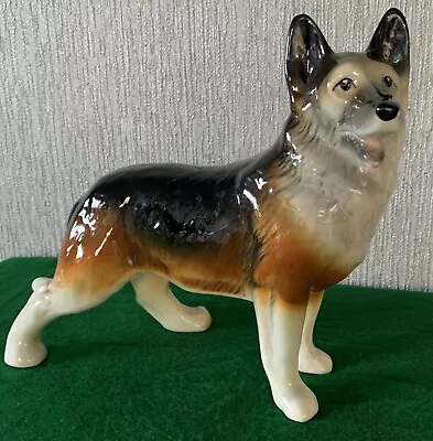 Melba Ware Dog Alsatian German Shepherd Large  Pottery Perfect  • £14.99