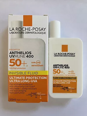  La Roche Posay Anthelios UVMune 400 Invisible Fluid SPF 50+ 50 Ml Antioxidant  • $17.55