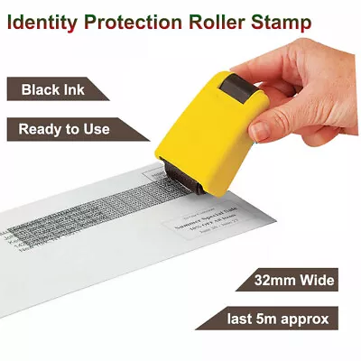 Portable Identity Security Anti-Hack Roller Theft Protection Stamp • $12.95