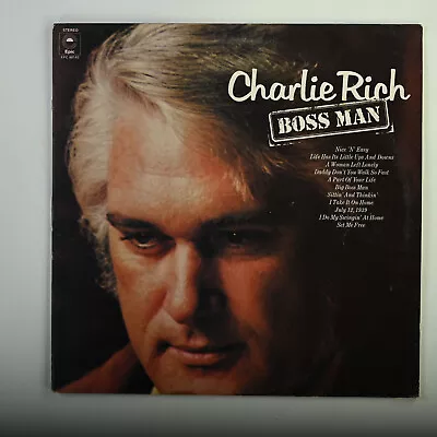 Charlie Rich Boss Man LP Epic EPC80143 EX/EX 1972 Boss Man • £1.99
