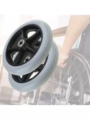 2pcs 6  Wheelchair Casters Small Cart Rollers Chair Accessories • $29