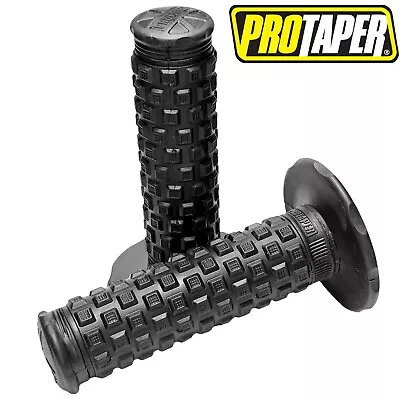 BLACK OUT ProTaper Pillow Top Dirt Bike Grips 7/8  (22mm) - KX RMZ CRF YZ KTM • $12.95