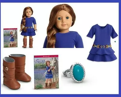 American Girl SAIGE  DOLL + BOOK+ RING  BRAND NEW IN BOX!!! BONUSES • $407.64