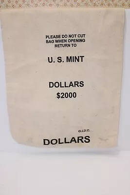 Original Us Mint $2000 Dollars Bag • $3.99