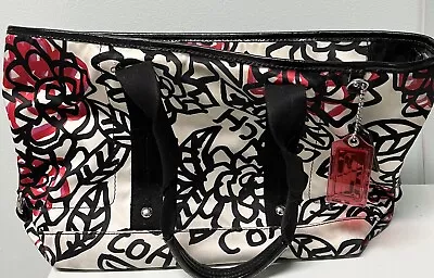 Coach Handbag - Poppy Daisy Floral Graffiti No C1194-F16583 • $18.50