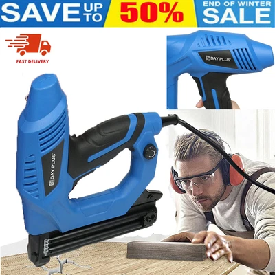 £36.70 • Buy 1080W 2in1 Nail Gun & Staple Gun,Electric Cordled Brad Nailer Stapler Household