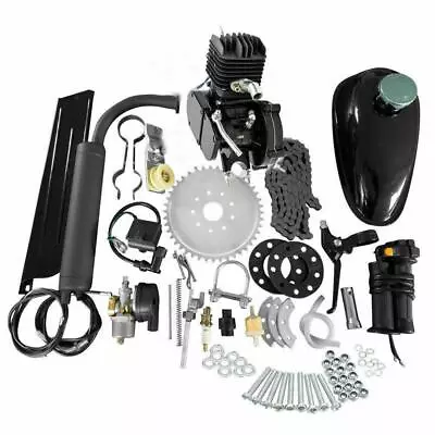 Full Set Pro 80cc Bicycle Motor 2-Stroke Bike Motorized Petrol Gas Engine Kit • $89.99