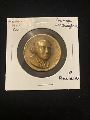 Vintage George Washington Medal 1st President Medallic Art Co NY. • $17.50