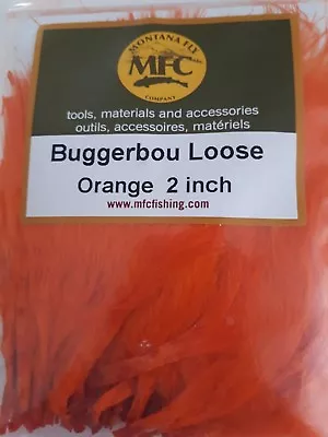 MFC BUGGERBOU LOOSE FEATHERS MARABOU   (2 Inch)    Orange   • $4.38