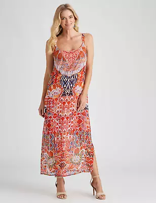 NONI B - Womens Dress -  Maxi Hotfix Print Dress • $21.65