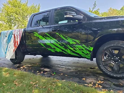 OFF-ROAD MUD SPLASH Custom Stickers Monster Truck Decals For Cars And Trucks SET • $80.20