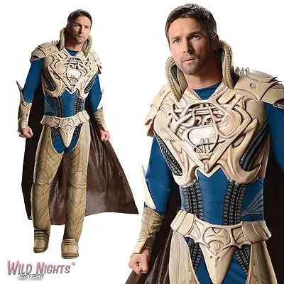 Mens Superman Deluxe Jor-el Man Of Steel Costume • £52.78