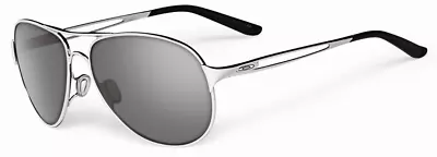 Oakley Caveat Grey Lens Polished Chrome Sunglasses OO4054-02 60 • $79.95