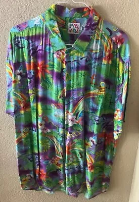 Jams World Mens Hawaiian Shirt XXL  • $59.95