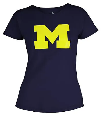 Outerstuff NCAA Youth Girls Michigan Wolverines Dolman Primary Logo Shirt • $12.50