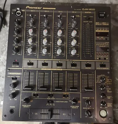 Pioneer DJM 600 4 Channel  Mixer In Black • £400
