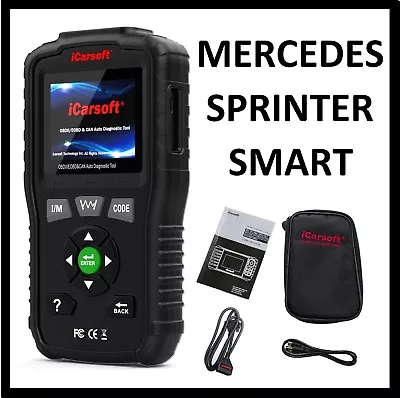 MERCEDES BENZ SPRINTER Diagnostic Scanner Tool OIL RESET ICarsoft MB V1.0 I980 • $113.95