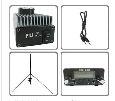 $360 • Buy  FU-30A 30W FM Amplifier Broadcast Transmitter+0.5w Exciter GP100 Antenna KIT