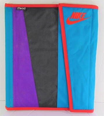 $23.59 • Buy Vtg 90's 1994 Nike Mead Trapper Keeper Nylon Color Block Binder Notebook School